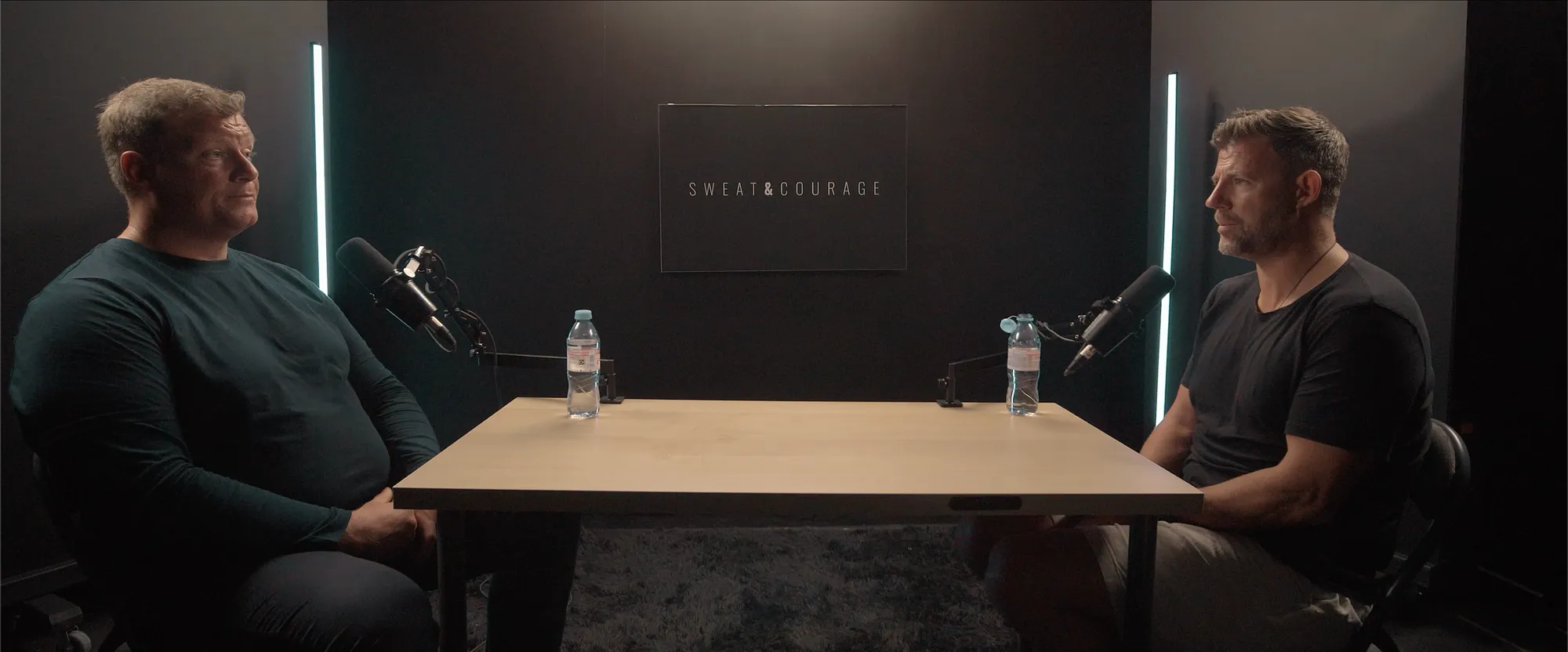The Black Out — the room set and lit